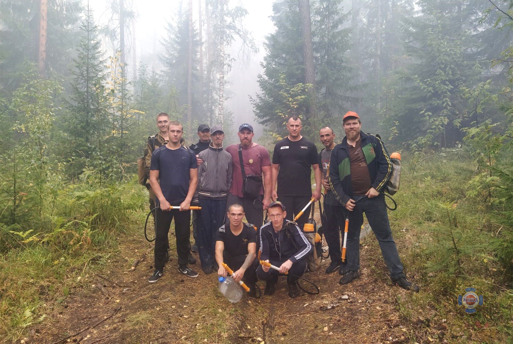 Волонтеры БФ «НИКА» тушили пожары в лесах