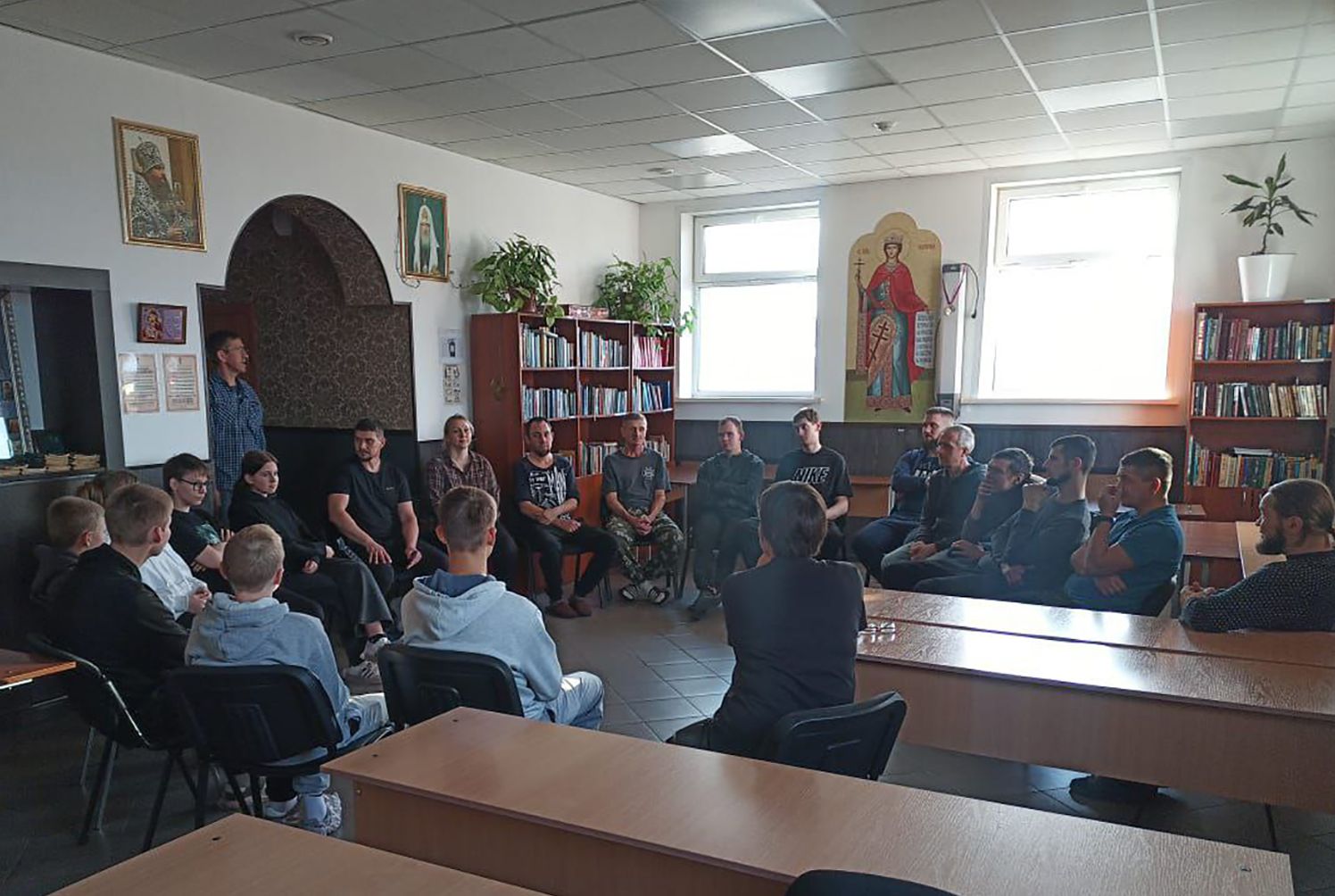 Воспитанники центра «Данко» посетили Свято-Пантелеимонов центр духовного попечения