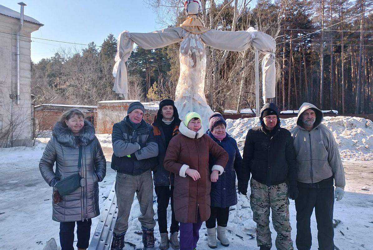 Масленица в поселке «Изоплит»