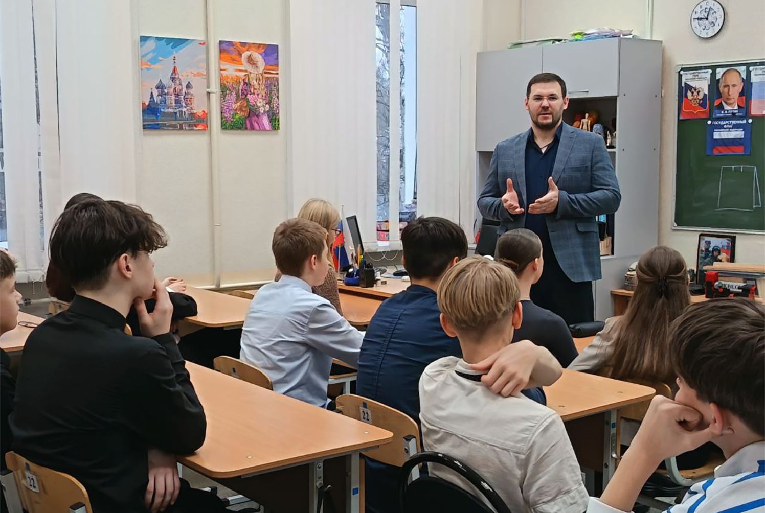 Профилактическая встреча с учениками Еврогимназии