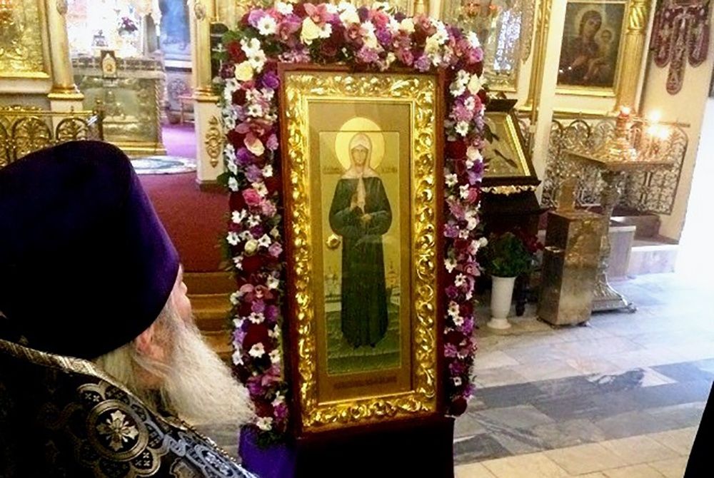 7 марта в Храм-на-Крови будет принесена чудотворная икона блаженной Матроны Московской