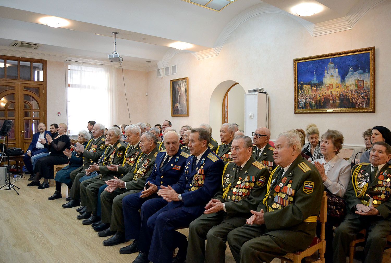 Рождественский прием для ветеранов Великой Отечественной Войны.